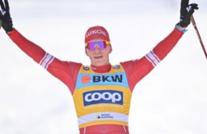 Большунов попал в завал, но собрался и разделался с Клебо на финише