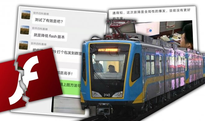 Прекращение поддержки Adobe Flash привело к остановке целой железной дороги в Китае 