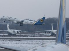 Снегопад в Киеве: аэропорт «Борисполь» работает без сбоев