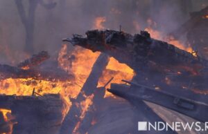 Во время пожара в аварийном общежитии Муравленко погибли трое жильцов